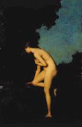 Jean-Jacques Henner La Fontaine painting